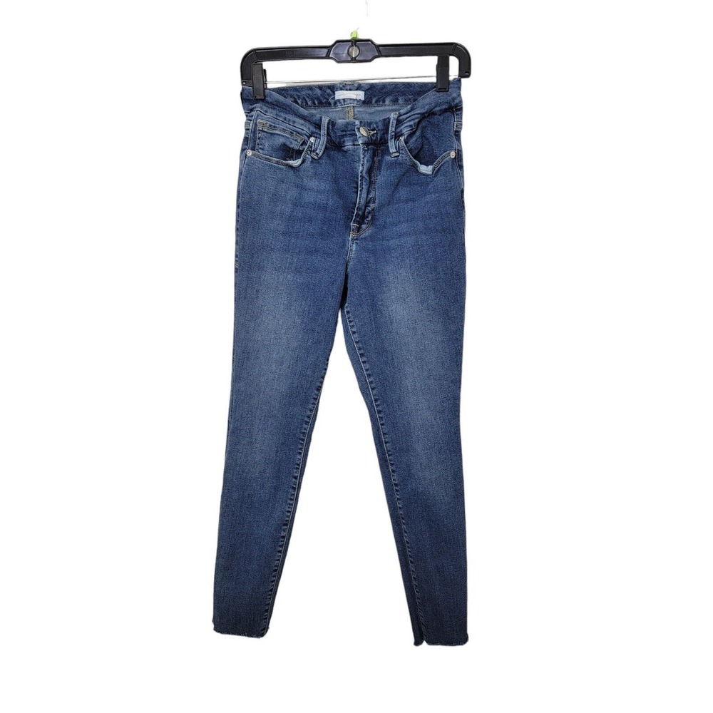 Good American GOOD LEGS SKINN CROPPED JEANSRaw Hem High Rise Jeans Size 10/30